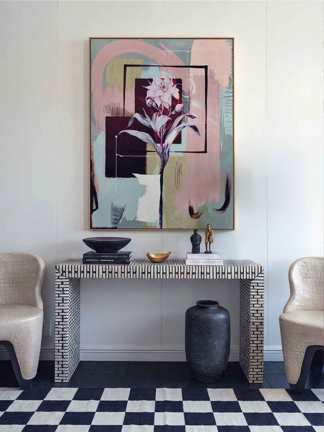 Abstract Floral Canvas Print