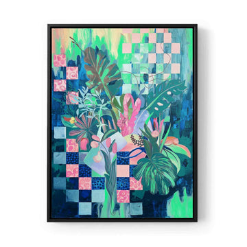 Botanical Beat Floral Abstract Print