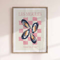 Les Moules French Mussels Poster | Pastel Coastal Kitchen Wall Art | After Hours Gallery