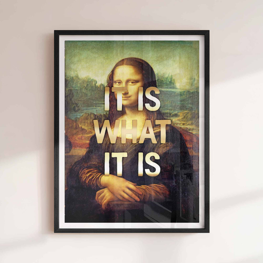 AfterHours Gallery wall print altered classic artwork - Black frame