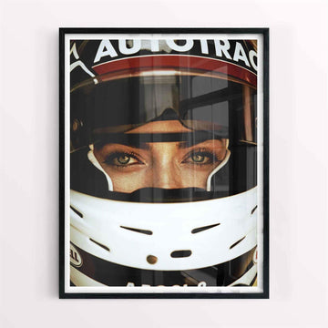 FORMULA ONE RACE GIRL PRINT