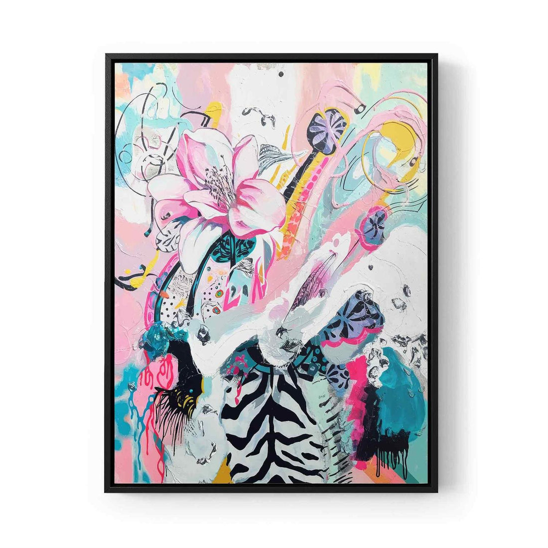 Maximalist Flower Canvas Print