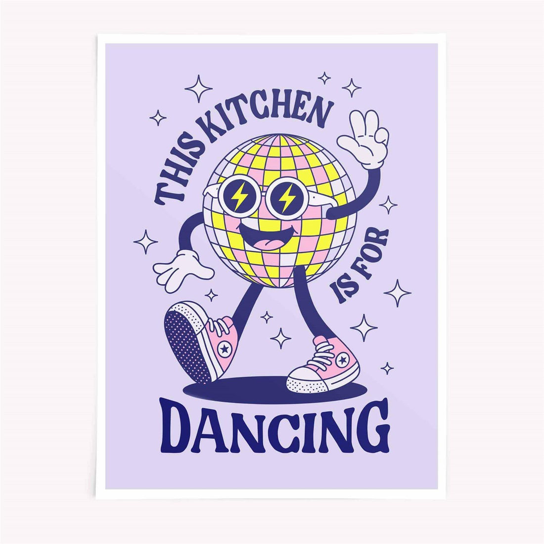 THIS KITCHEN IS FOR DANCING PRINT