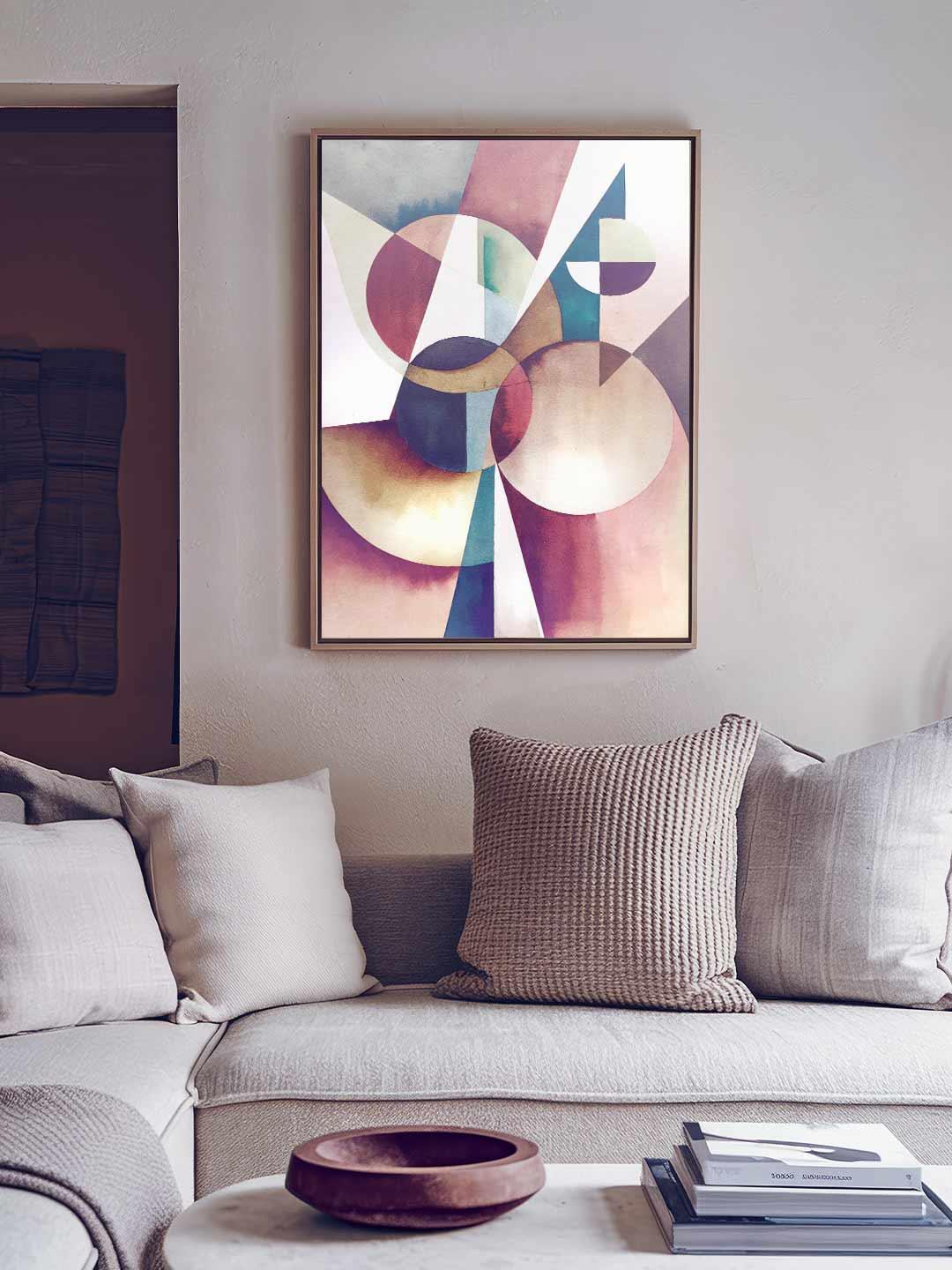 Tranquil Planes Abstract Canvas Print