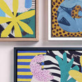Modern maximalist Abstract Collage Print by Afterhours Gallery for Bedroom Interiors