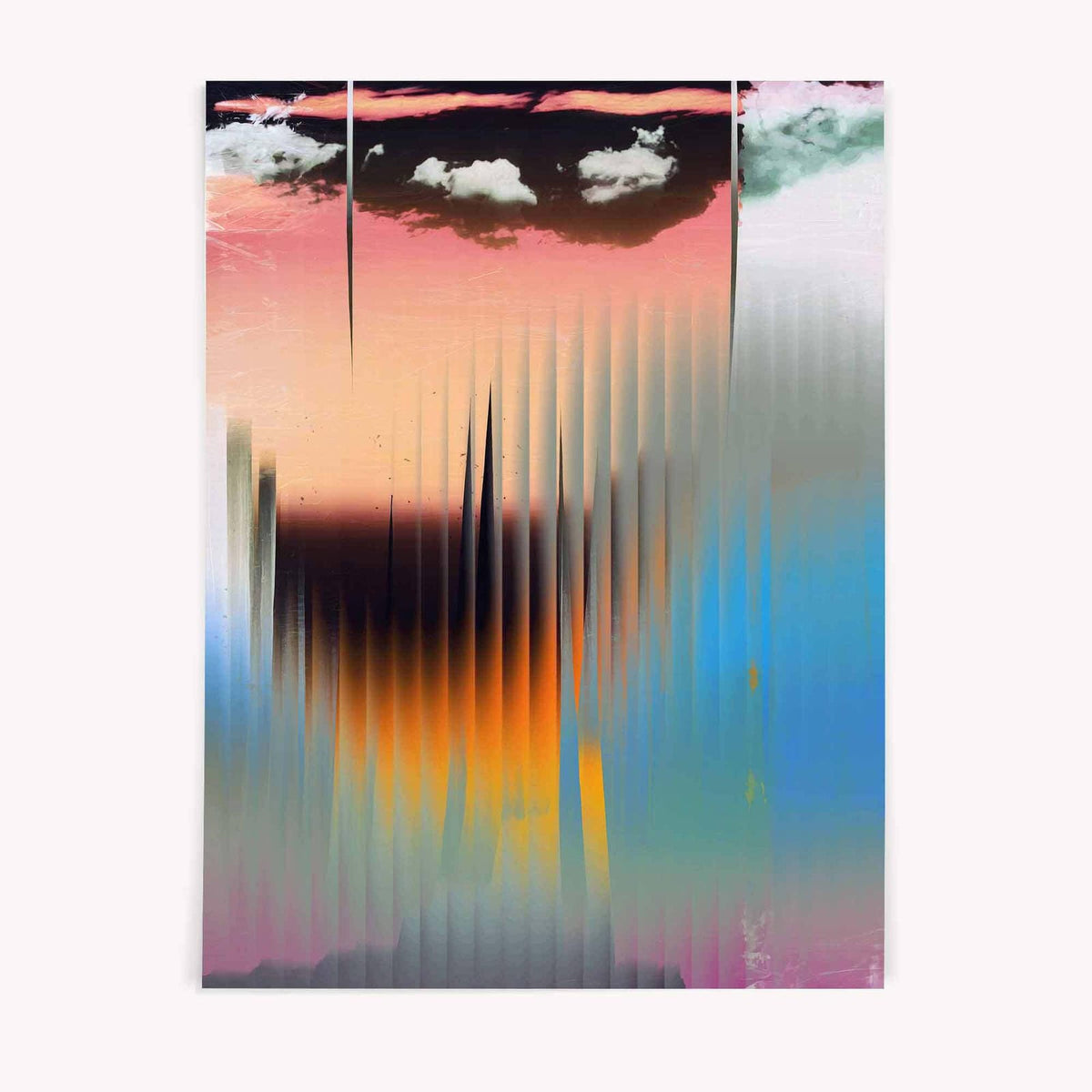 surreal seascape art, abstract horizon print, modern wall art, contemporary abstract art, cinematic wall art, digital abstrac